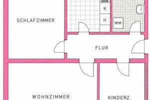 Gepflegte 3-Zimmer-Wohnung in zentraler Lage von Gießen – Die vollständige Adresse der Immobilie erhältst du vom Anbieter., 35390 Innenstadt, Gießen – Vorschaubild 12
