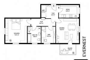 3-Zimmerwohnung mit Balkon, zusätzlichem Hobbyraum und PKW-Stellplatz in Laubegast – Die vollständige Adresse der Immobilie erhältst du vom Anbieter., 1279 Laubegast, Dresden – Vorschaubild 18