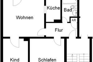 Helle 3-Zimmer Wohnung frei! – Tiefstr. 1, 49084 Schinkel, Osnabrück – Vorschaubild 2