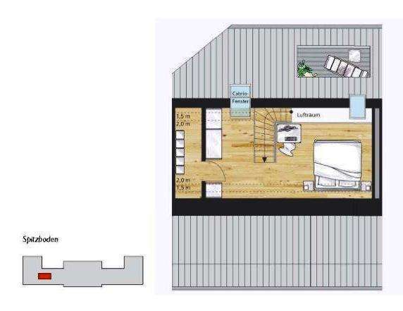 Grundriss Galerie-Ebene