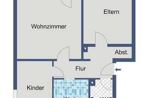 3-Zimmer-Wohnung mit Balkon in Kassel – 34134 Niederzwehren, Kassel – Vorschaubild 4
