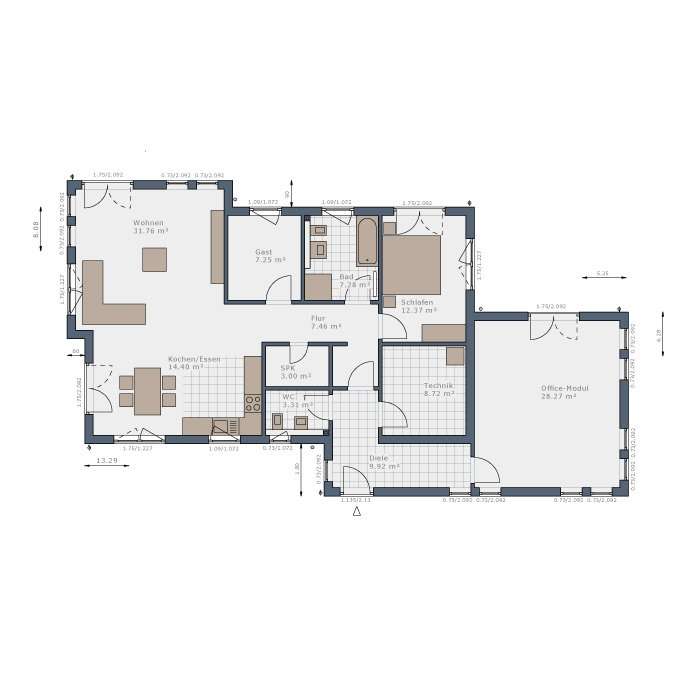 Grundriss Erdgeschoss