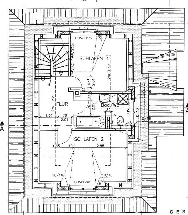 Grundriss Obergeschoß