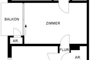 2-Zimmer Wohnung in Höntrop mit WBS – Friedlandstraße 21, 44869 Höntrop, Bochum – Vorschaubild 3