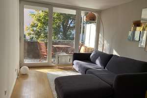 Helle und luftige 4-Zi-Maisonette-Whg, ruhige Rücklage, Südwest Dachterrasse + 2 Balkone – Keferloherstr. 89, 80807 Milbertshofen, München – Vorschaubild 3