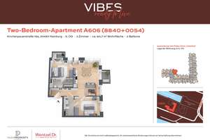 Möbliertes Two-Bedroom-Apartment mit Balkon - Wentzel Dr. – Kirchenpauerstraße 15a, 20457 HafenCity, Hamburg – Vorschaubild 11