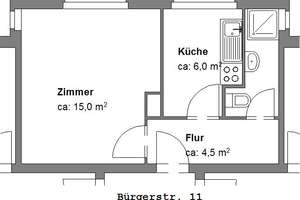 1-Zimmer-Wohnung im Sackringviertel zu vermieten! – Bürgerstr. 11, 38118 Westliches Ringgebiet, Braunschweig – Vorschaubild 5