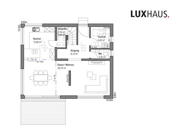 Grundriss Erdgeschoss