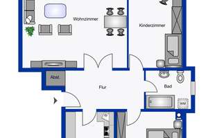 Gut geschnittene 3 - Zimmer - Wohnung in Maulburg ! – Die vollständige Adresse der Immobilie erhältst du vom Anbieter., 79689 Maulburg – Vorschaubild 11