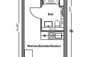 möblierte Neubauwohnung in zentraler Lage – Rudower Chaussee 32, 12489 Adlershof, Berlin – Vorschaubild 11