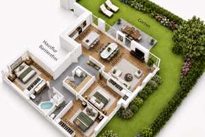 Bezugsfertige Neubau Erdgeschoss-Gartenwohnung in Bonn-Bad Godesberg · 4 Zimmer · 175 m² Garten – Die vollständige Adresse der Immobilie erhältst du vom Anbieter., 53177 Schweinheim, Bonn – Vorschaubild 23