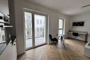 Single-Apartment mit Balkon – möbliert & direkt am S-Bahnhof – Michael-Brückner-Straße 7AA, 12439 Niederschöneweide, Berlin – Vorschaubild 1