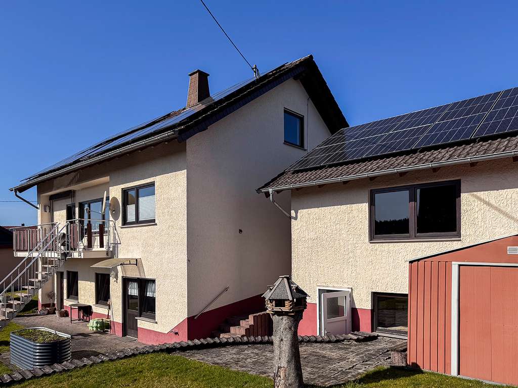 Immobilie in Brücken - Freistehendes Einfamilienhaus mit Doppelgarage, traumhafter Aussicht in ruhiger Lage! - Bild 1