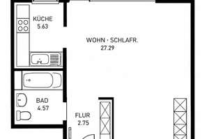 Charmante Wohnung am Park - mit Balkon und Tiefgaragenstellplatz – 30627 Groß-Buchholz, Hannover – Vorschaubild 9