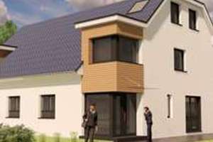 DHH, Effizienzklasse A+, KfW 40 mit PV-Anlage, Fußbodenheizung, inklusive Grundstück mit Keller!