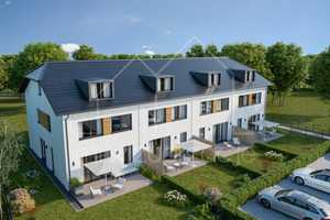 Neubau! Modernes Reihenmittelhaus mit 40 m2  Ausbaureserve im DG und Blick auf die Berge – Rosenheim (Kreis) – Vorschaubild 4