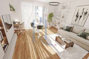 Wohnen am Wasser: 1-Zimmer-Appartement mit Balkon und Spreeblick