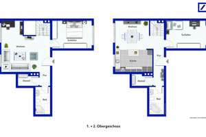 Moderne Maisonettewohnung mit 3 Zimmern – ca. 110 m² Wohnfläche auf zwei Ebenen – Die vollständige Adresse der Immobilie erhältst du vom Anbieter., 42289 Heckinghausen, Wuppertal – Vorschaubild 17