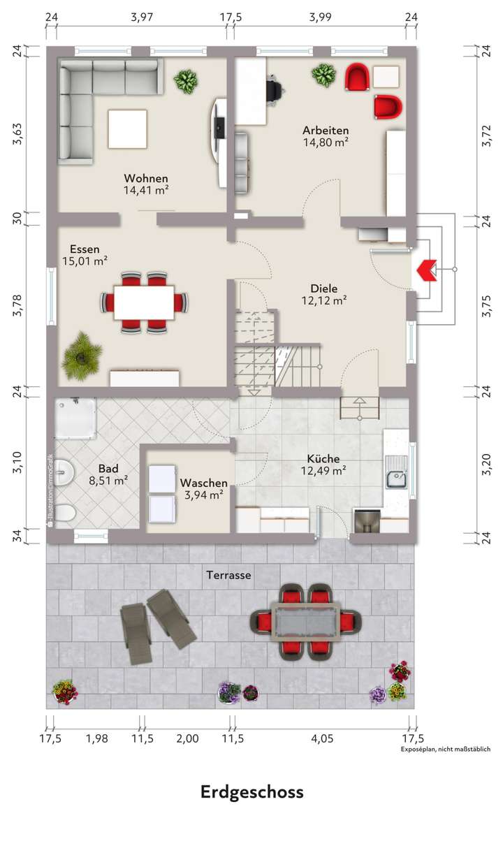 Grundriss Erdgeschoss