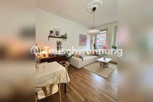 Tauschwohnung: 46 qm Altbauwohnung in Eimsbüttel mit Einbauküche und Terrasse