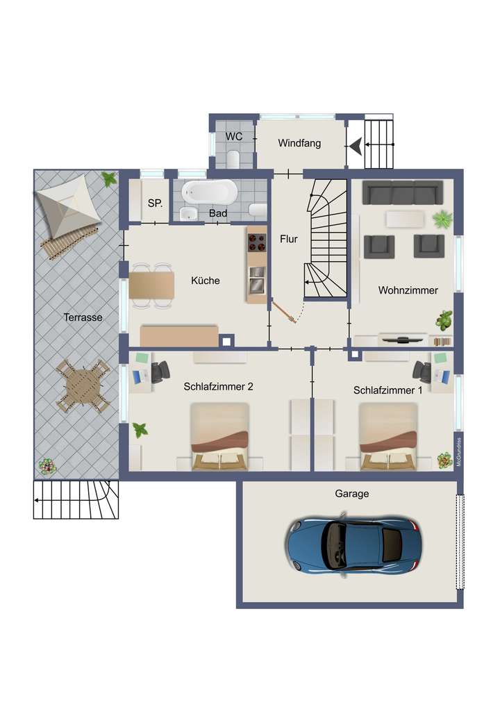 Grundriss Erdgeschoss