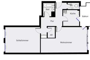 Schicke 2-Zimmer-Wohnung mit Balkon sucht neuen Mieter! – Brehmstr. 2, 90443 Steinbühl, Nürnberg – Vorschaubild 13