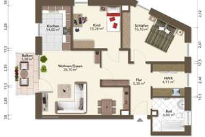Bremerhaven - Schiffdorferdamm // 3-Zimmer-Mietwohnungen mit Balkon am Klinikum Reinkenheide – Die vollständige Adresse der Immobilie erhältst du vom Anbieter., 27574 Schiffdorferdamm, Bremerhaven – Vorschaubild 16
