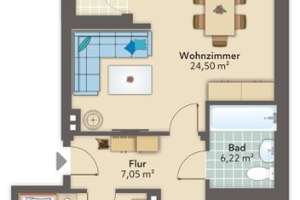 3-Zimmer-Wohnung mit Duschbad und 2 Balkonen in Bremerhaven – Hinrich-Schmalfeldt-Straße 20, 27576 Klushof, Bremerhaven – Vorschaubild 11