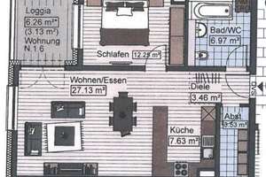 Zweizimmerwohnung im Stadtmitte Neu-Ulm