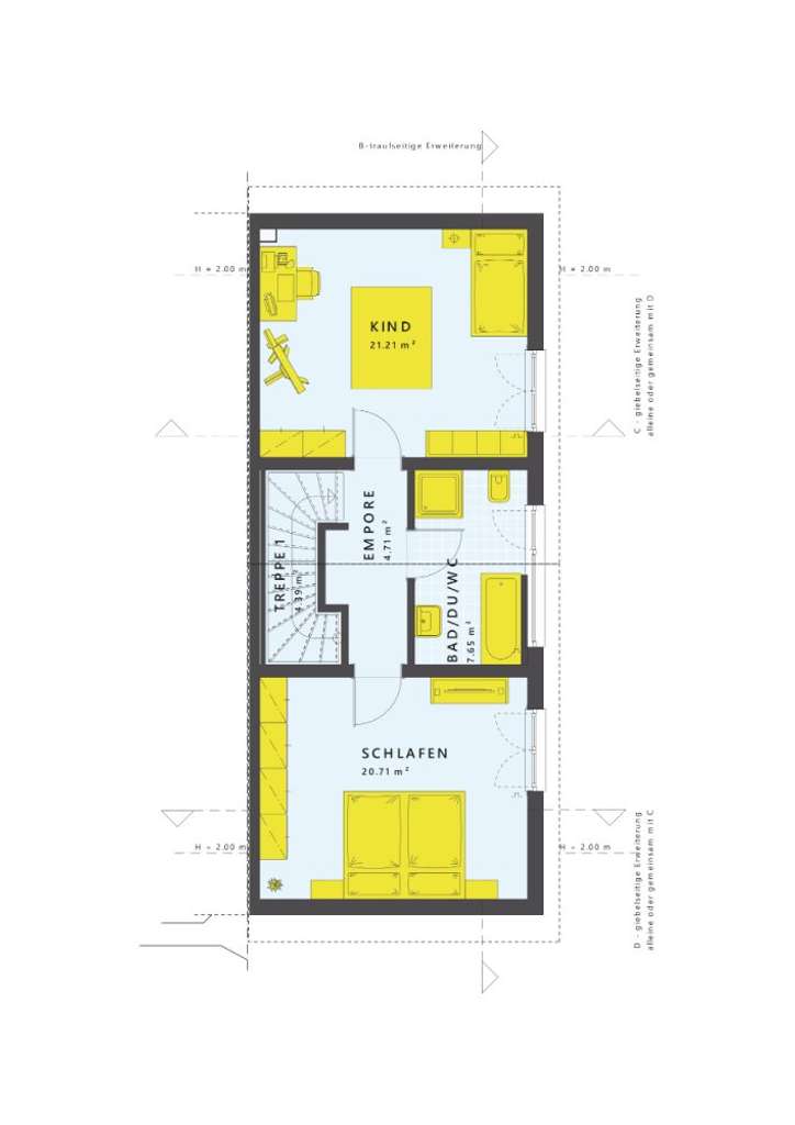 Immobilie in Bad Teinach-Zavelstein - Schöne Neubau-Doppelhaushälfte mit 206qm Grundstück- Euer Neubau in Sommenhardt - Bild 3