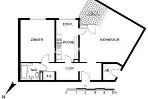 Tauschwohnung: Suche einer 4-Zimmer-Wohnung und biete eine 2-Zimmer-Wohnung