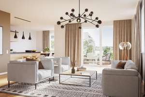 Platz für die ganze Familie! Schöne 4-Zimmer-Wohnung mit Balkon in ruhiger Lage - Neubau WE609 – Europaallee 102-110, 51379 Opladen, Leverkusen – Vorschaubild 3