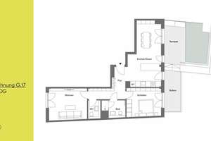 Hochwertig ausgestattete 3-Zi-Wohnung in Neubau-Ensemble in Neuhausen / Dachterrasse – Gabrielenstraße 5, 80636 St. Vinzenz, München – Vorschaubild 8