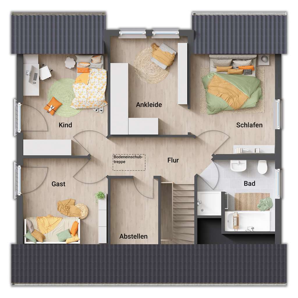 Immobilie in Bruchhausen-Vilsen - Familienparadies in Bruchhausen-Vilsen – Ihr Traumhaus Nordic 143 wartet! - Bild 4