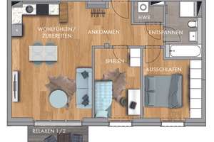 *** 3 Zimmer * HWR * Südbalkon * Lift  * TG * Sofort bezugsfrei * NEUBAU * – Friedrich-Bosse-Straße 67, 4159 Möckern, Leipzig – Vorschaubild 11