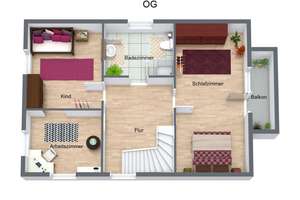 Einfamilienhaus mit Wintergarten und großer Grundstücksfläche – inkl.  Garage & Werkstatt – Die vollständige Adresse der Immobilie erhältst du vom Anbieter., 94405 Landau an der Isar – Vorschaubild 46