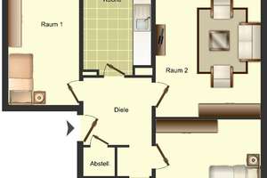 3-Zimmer-Wohnung in Hamm Heessen – Magnolienstraße 54, 59073 Heessen, Hamm – Vorschaubild 3