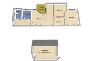 IMMOBERLIN.DE - Schöne komfortable & ruhige Dachgeschosswohnung mit Terrasse im Sprengelkiez – Die vollständige Adresse der Immobilie erhältst du vom Anbieter., 13353 Wedding, Berlin – Vorschaubild 6