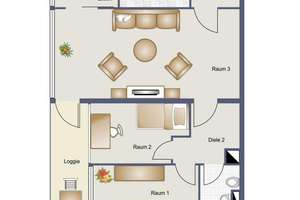 Sanierte 3-Zimmer-Wohnung mit großem Balkon in Braunschweig-Weststadt! – Emsstraße 12, 38120 Weststadt, Braunschweig – Vorschaubild 2