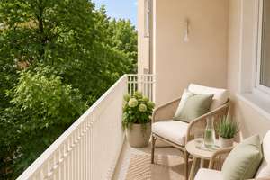 ELVIRA -  Schwabing-West BESTLAGE schöne 3-Zimmer-Wohnung mit Balkon und Lift, vollständig renoviert – Die vollständige Adresse der Immobilie erhältst du vom Anbieter., 80801 Neuschwabing, München – Vorschaubild 9