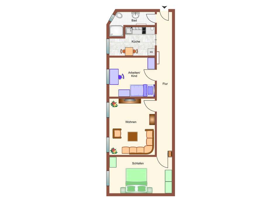 Grundriss 1OG HH