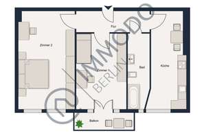 ⭐️ Altbau-Charme am Gustav-Müller-Plz - Sonnige 2 Zimmer Wohnung mit Balkon & EBK – Die vollständige Adresse der Immobilie erhältst du vom Anbieter., 10829 Schöneberg, Berlin – Vorschaubild 9
