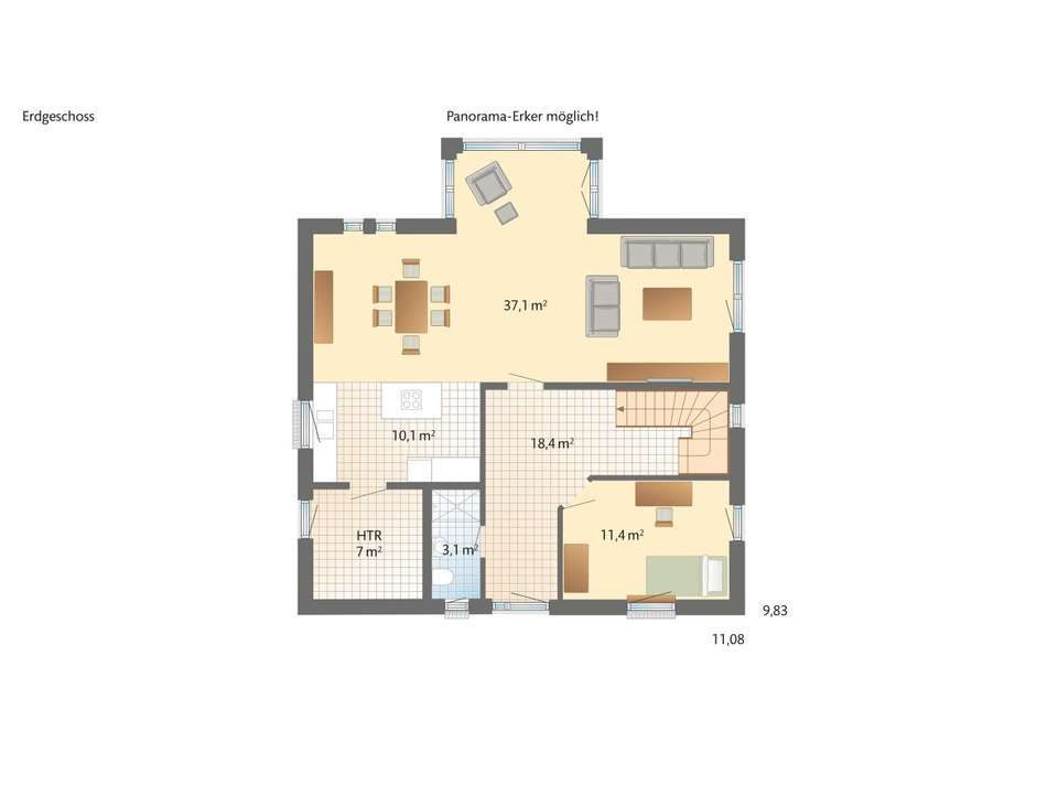 Grundriss EG