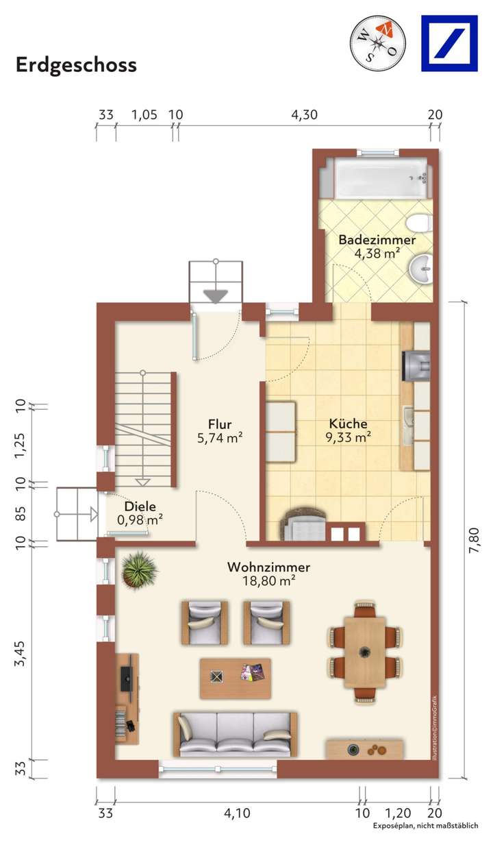 Grundriss Erdgeschoss