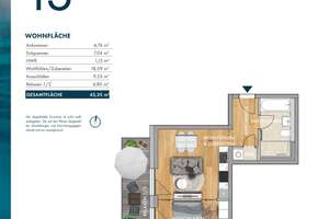 *** Neubautraum, ERSTBEZUG, 2 Zimmer * ENERGIEKONZEPT * ab 6/26 *** EBK – Hohe Str. 48, 4416 Markkleeberg – Vorschaubild 15