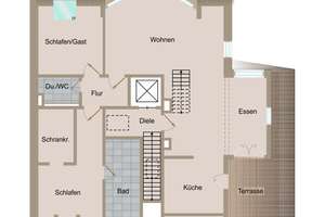 Einfach oben - 
Penthouse in Rheinnähe – Die vollständige Adresse der Immobilie erhältst du vom Anbieter., 53225 Beuel-Mitte, Bonn – Vorschaubild 24