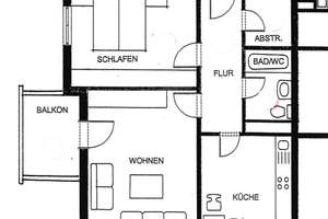 STUTTGART-GIEBEL - 2,5-ZIMMER-ETW, 9. OG, MODERN, AUFZUG, S/W-BALKON, EBK, 2 MIN. ZUR STADTBAHN. – 70499 Bergheim, Stuttgart – Vorschaubild 8