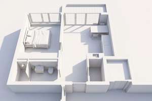Erstbezug Neubau: 2-Zimmer mit Terrasse in den Elbvororten – 51,4 m², EG – Tönninger Weg 73 a, 22609 Osdorf, Hamburg – Vorschaubild 5