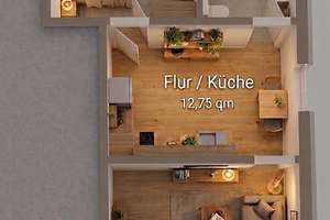 2-Zimmer-Wohnung in Linden Mitte