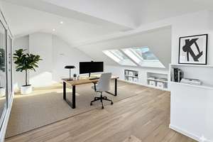 4 bis 5-Zimmer-Maisonette mit Dachterrasse, Weitblick und Einzelgarage